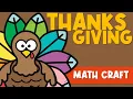 THANKSGIVING MATH CRAFT TUTORIAL