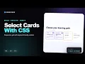 CSS has Multi-Select Card Grid No JavaScript Modern CSS