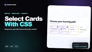 CSS has Multi-Select Card Grid No JavaScript Modern CSS