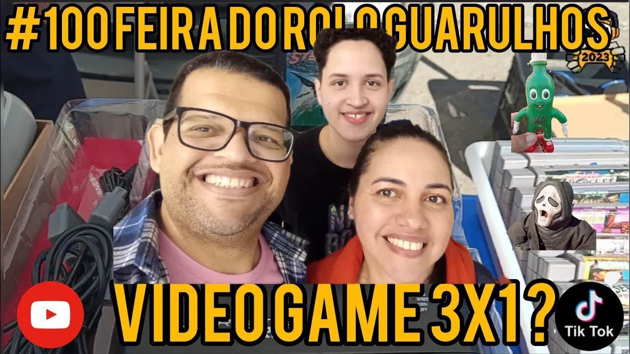 #100 Feira do Rolo Guarulhos Caçada Gamer Vídeo Game 3x1? PS5, Eletrônicos, Super Metroid Retrô