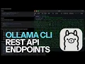 Ollama CLI - REST API Endpoints