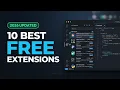 10 Best FREE VS Code Extensions 2026 Install These First
