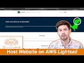 How to Create Wordpress Site on AWS Lightsail 4K TUTORIAL