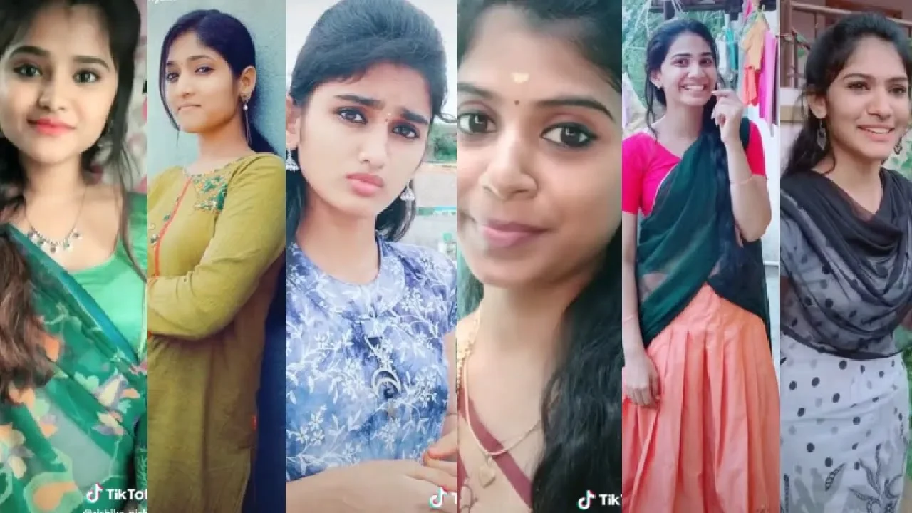 Beautiful girls tiktok collections  || South Indian girls dupsmash collections || Tamil dudes