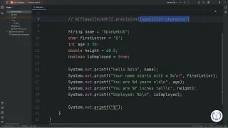 08 - Printf in Java