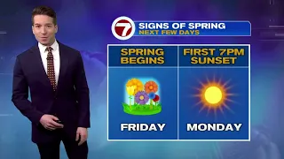 Full forecast with Meteorologist Josh Wurster March 18 4 p m