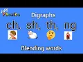 Download Lagu Digraphs ch, sh, th, ng Blending words. Two letters make one sound Joining words. Consonant digraphs