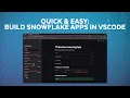VSCode s Point-and-Click Solution Deploy Snowflake Native Apps Instantly