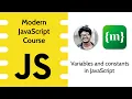 Variables and constants in JavaScript Modern JavaScript Course Bengali