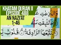 KHATAM QURAN II SURAH AN NAZI'AT AYAT 1-46 TARTIL  BELAJAR MENGAJI PELAN PELAN EP 488