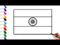 15 August Drawing for Kids Independence Day Coloring Easy Indian Flag Drawing