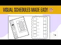 How to Make Visual Schedules in Canva for Adapted PE