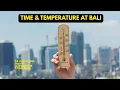 Time Difference in Bali Temperature across the year Seasons