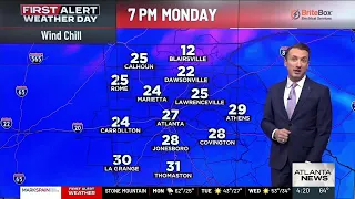 First Alert Forecast Major drop in temperature today