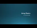 Array Basics in C and Unity