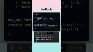 Foreach Loop Javascript Arrow Function Objects