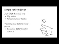 simple randomization