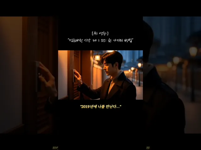 2019년에 나를 만난다...