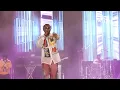 Kizz Daniel fall down as he  pours  water and performing Pour me water live for his fans