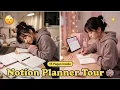 I built the most aesthetic Notion student planner full tour