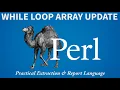 Learn Perl Arrays Easily Add Names Prevent Duplicates Perl Beginner Tutorial