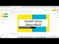 Install Azure PowerShell in Windows 10 and fix Running scripts is disabled on this system error