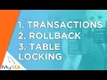 MySQL Beginner Course Chapter 10 - Transactions