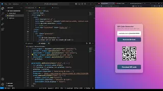 ASMR QR- JavaScript ASMR QR - Code generator programming No Talking