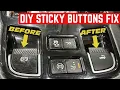 Fixing STICKY BUTTONS At Home For FREE I Try Everything