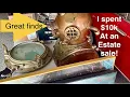 I spent 10K at an estate sale wait till you see what i got