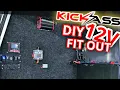 Installing My KICKASS 12v Canopy Setup DCDC charger 170aH Battery Budget Tourer Ep4
