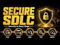 Secure SDLC Building Security into Every Stage of Software Development Uplatz