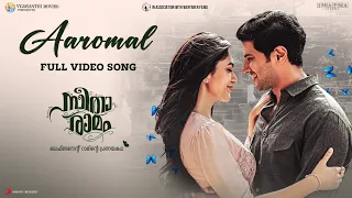 aaromal video song sita ramam malayalam dulquer salmaan mrunal vishal hanu raghavapudi