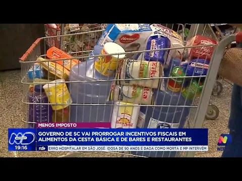Alívio no bolso: Governo de SC anuncia prorrogação de incentivos fiscais em alimentos e restaurantes
