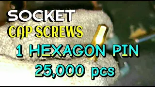 HOW TO MAKE HEXAGON SOCKET CAP SCREWS IN BOLT FORMER MACHINE 