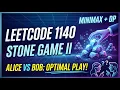 LeetCode 1140 Stone Game 2 - Minimax DP Python Solution
