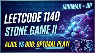 LeetCode 1140 Stone Game 2 - Minimax DP Python Solution