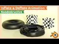 How to Inflate or Deflate an Object Blender Tutorial
