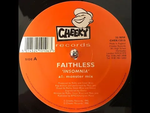Download MP3 Faithless - Insomnia (Monster Mix) (1995)