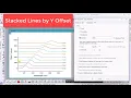 Plotting Spectroscopy Data as Stacked Lines by Y Offset