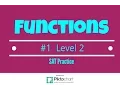 SAT Math Practice Level 2 Functions