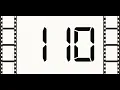 Countdown from 110 to 0 Retro