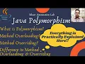 polymorphism in java Hindi method overloading in java Method overriding Java oops