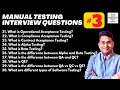 Manual Testing Interview Questions and Answers with Examples - Part 3