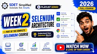 Selenium Architecture Explained Selenium with Python Full Course 2026 Interview Prep