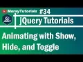 jQuery 34 - Animating with Show Hide and Toggle in jQuery