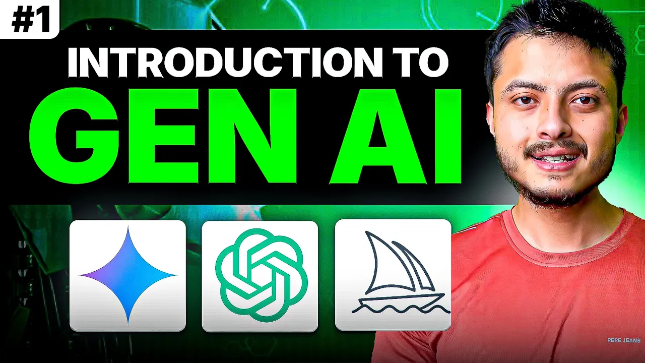Introduction To Generative AI | GenAI Full Course #1
