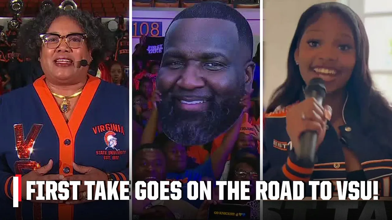 FIRST TAKE LIVE FROM VIRGINIA STATE UNIVERSITY‼️