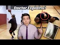 Tom Segura Breaks His Arm and Ruptures Knee in Failed Dunk Attempt - Doctor Explains Injuries