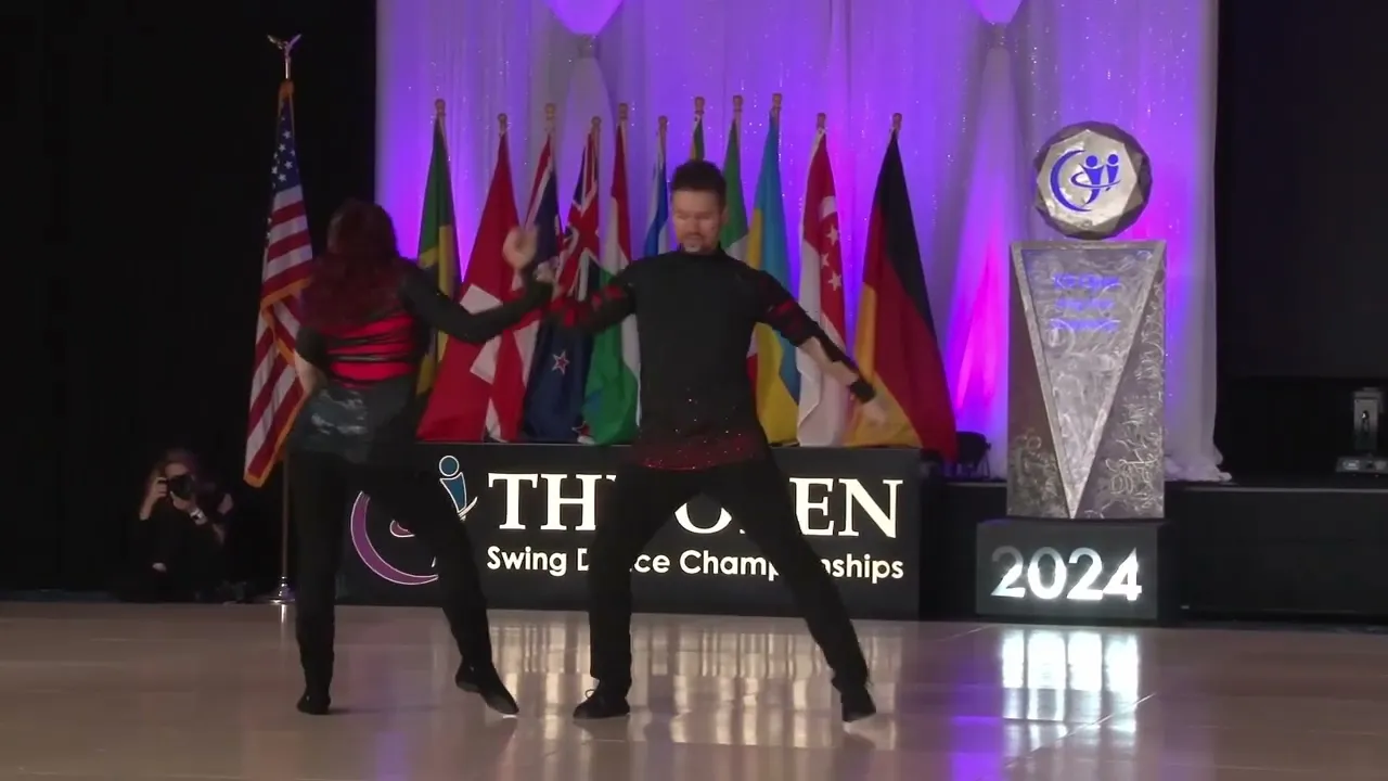 Philippe Berne and Flore Berne - 3rd Place Showcase - The Open 2024